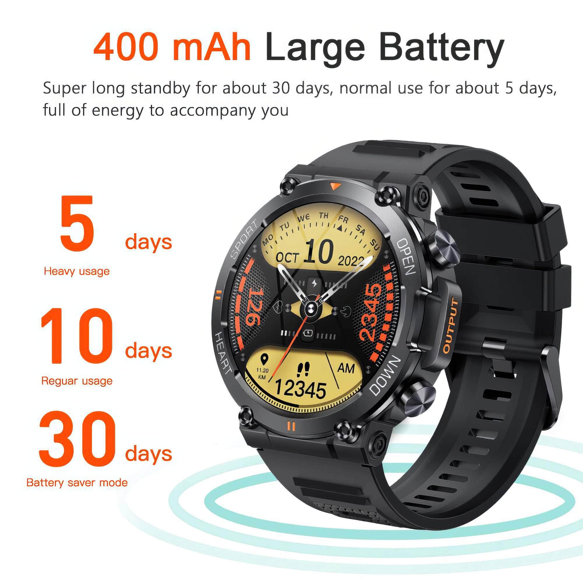 1.39" HD Bluetooth Call Smartwatch for Men