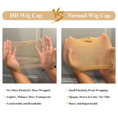 1/5/10 Pack Invisible HD Wig Cap for Lace Front Wig