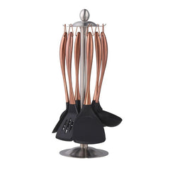 1-7PCS/Set Silicone Cooking Tool Set 7pcs Rose gold