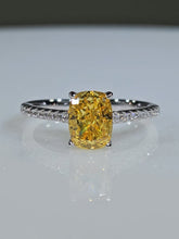1.5 Ct Lab Grown Diamond Oval Cut Paved Stone Gemstone Ring