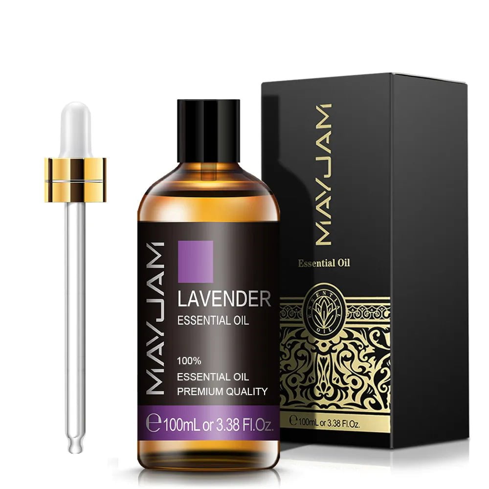 100ml Essential Oils for Humidifier - Aromatic Diffuser, Lavender, Eucalyptus, Rose, Ginger, Lemongrass - Fragrance Oil for Making Candles
