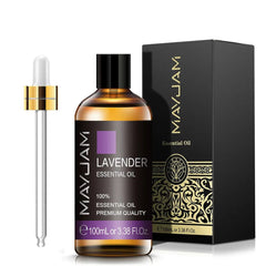 100ml Essential Oils for Humidifier - Aromatic Diffuser, Lavender, Eucalyptus, Rose, Ginger, Lemongrass - Fragrance Oil for Making Candles