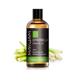 100ml Essential Oils for Humidifier - Aromatic Diffuser, Lavender, Eucalyptus, Rose, Ginger, Lemongrass - Fragrance Oil for Making Candles Citronella / 100ml / Poland