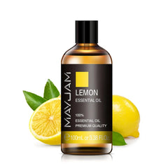 100ml Essential Oils for Humidifier - Aromatic Diffuser, Lavender, Eucalyptus, Rose, Ginger, Lemongrass - Fragrance Oil for Making Candles Lemon / 100ml / Poland
