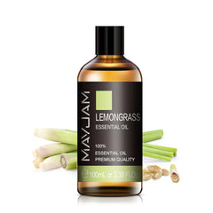 100ml Essential Oils for Humidifier - Aromatic Diffuser, Lavender, Eucalyptus, Rose, Ginger, Lemongrass - Fragrance Oil for Making Candles Lemongrass / 100ml / Poland