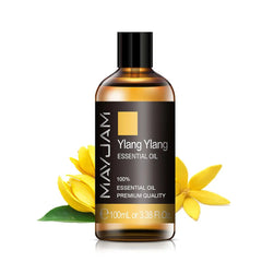 100ml Essential Oils for Humidifier - Aromatic Diffuser, Lavender, Eucalyptus, Rose, Ginger, Lemongrass - Fragrance Oil for Making Candles Ylang Ylang / 100ml / Poland