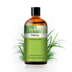 100ml Pure Natural Essential Oils Diffuser: Skin Care with Rose, Orange, Lemon, Lavender, Rose Geranium, Chamomile, Avocado Aroma Oil Vetiver / 100ml / United States