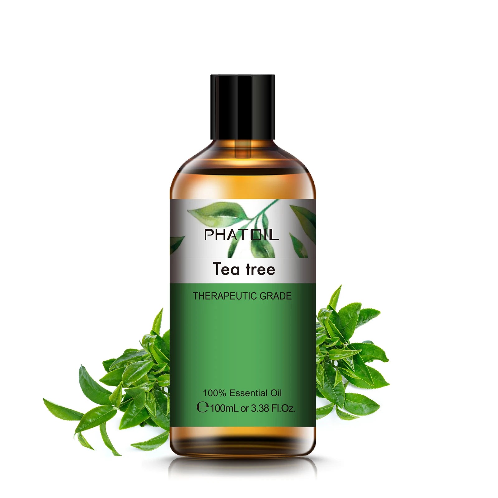 100ml Pure Natural Rose Essential Oil: Humidifier Diffuser Lavender, Vanilla, Peppermint, Geranium, Cloves, Basil, Tea Tree Aroma Oil
