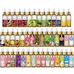 10ml Pure Fruit Flower Aroma Fragrance Oil for Candle and Soap Making - Strawberry, Mango, Passion, Musk, Banana, Coconut - with Dropper