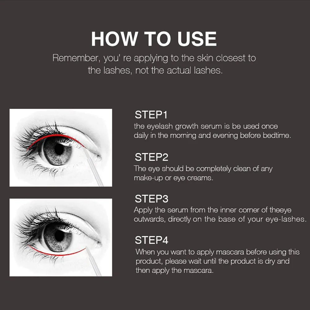 12pcs Eyelash Growth Serum & Lash Lift Rollers 12pcs