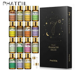 15Pc Gift Set Pure Essential Oils - Natural Plant Aroma for Essential Oil Diffuser - Eucalyptus, Vanilla, Mint, Lavender, Rose, Tea Tree