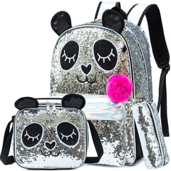 16" Girls' School Backpack Set - 3pcs with Lunch Box 11901-3yinsePanda