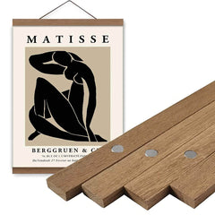 1PC Magnetic Wooden Picture Hanger