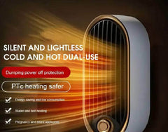 2-in-1 Portable PTC Ceramic Fan Heater EU-White