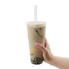200*8mm Reusable Glass Straw Set