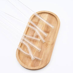 200*8mm Reusable Glass Straw Set