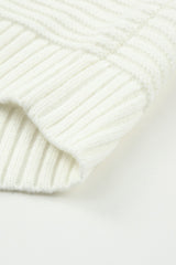 Suéter de manga larga con cuello redondo y bloques de color