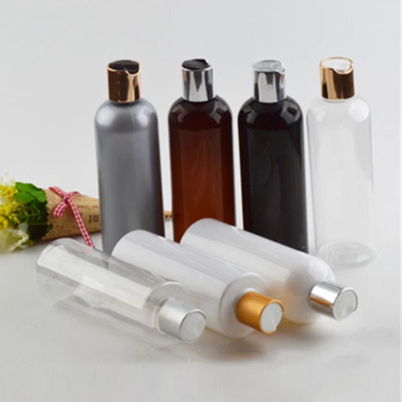 24Pcs 300ml Disc Cap Plastic Lotion Bottles