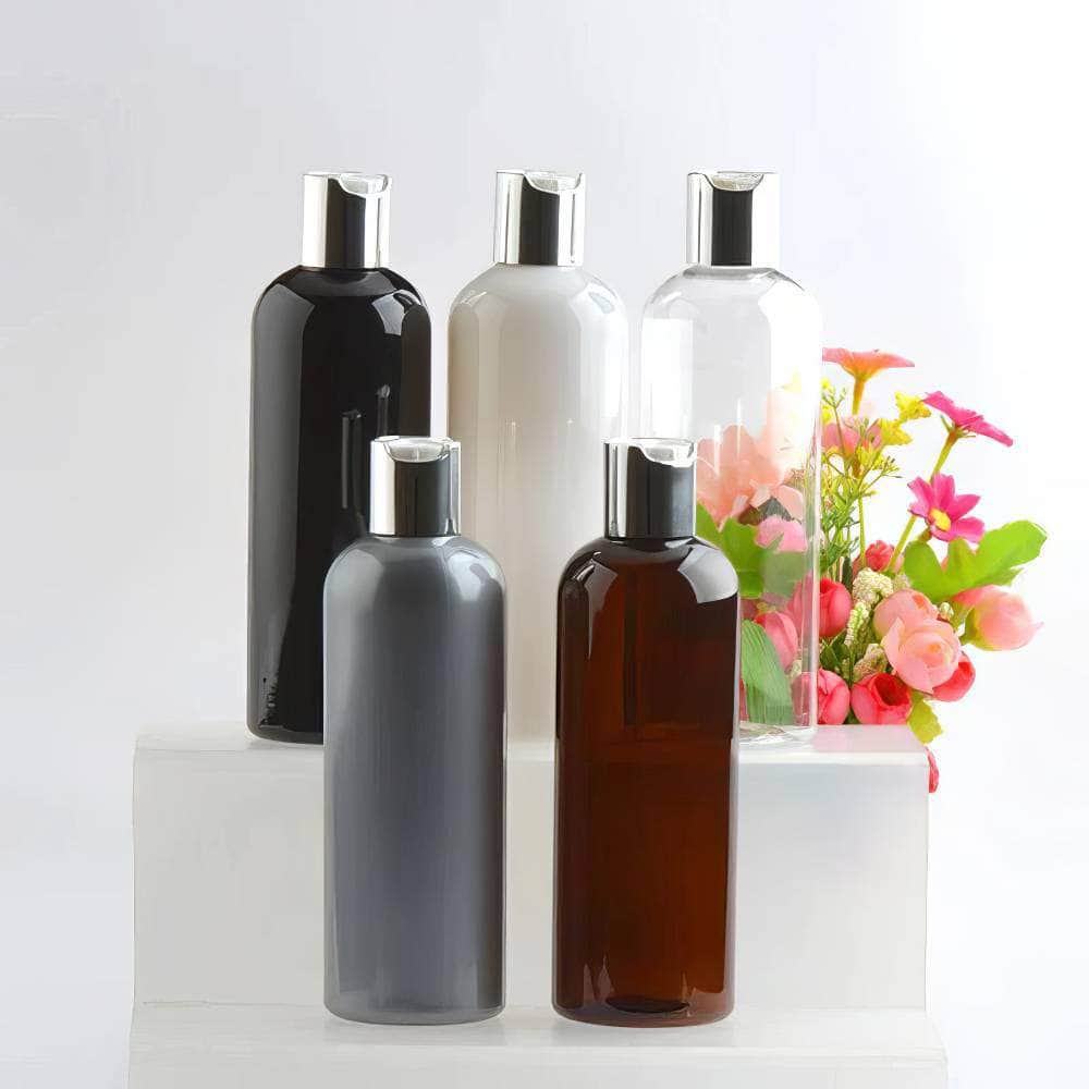 24Pcs 300ml Disc Cap Plastic Lotion Bottles