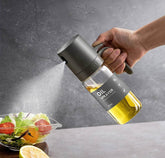 250ml borosilicate glass oil spray bottle: ideal for cooking, air fryer, salad, baking