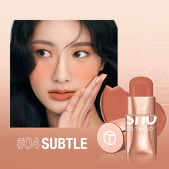 3-in-1 Lipstick Blush Stick: Eyes, Cheek, and Lip Tint - Buildable, Waterproof, Lightweight Cream Multi-Stick Makeup for Women SUBTLE / CHINA