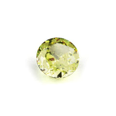 3 Set Lemon Quartz Round Cut Lab Grown Diamond Gemstone