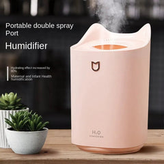 3000ml Dual Jet Air Humidifier - Large Capacity Atomizer, Ultrasonic Aroma Diffuser, Cool Mist Maker, Air Purifier