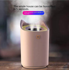 3000ml Dual Jet Air Humidifier - Large Capacity Atomizer, Ultrasonic Aroma Diffuser, Cool Mist Maker, Air Purifier