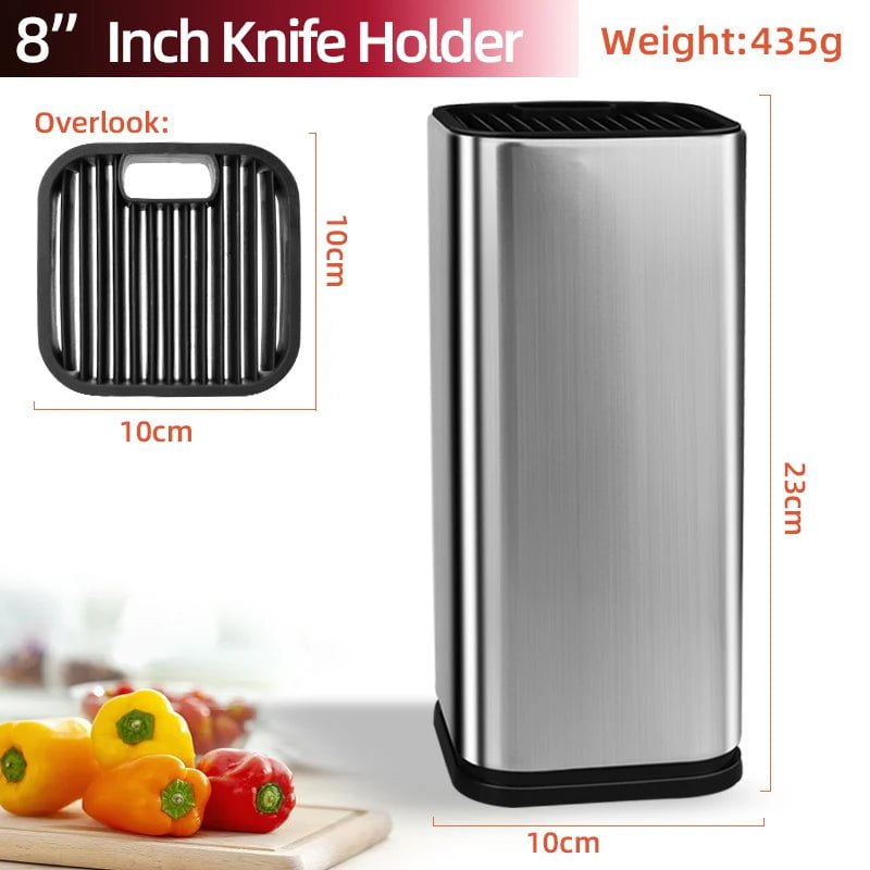 360° Rotation Utensil Holder - Multifunctional Kitchen Storage Organizer for Forks, Chopsticks 8 inch