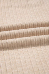 Close-up of beige rib