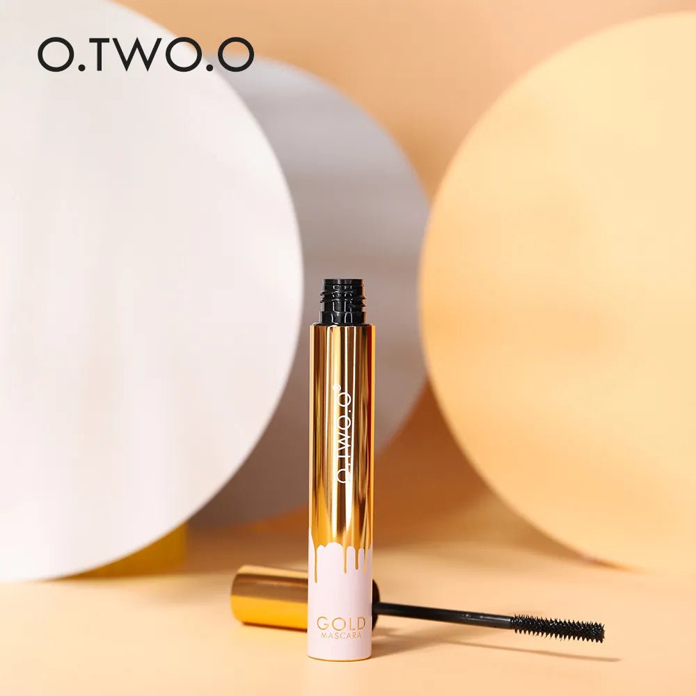 3D Mascara: Lengthening Black Lash, Eyelash Extension, Beauty Makeup, Long-wearing Gold Color