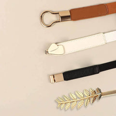 4-Piece Fashion Dress Belts for Women Other