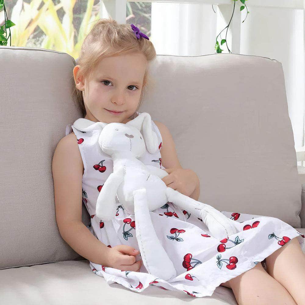 42CM Cute Rabbit Doll - Soft Plush Toy for Babies, Ideal for Appeasing Sleep in Cribs