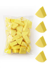 50PCS Fan Shaped Makeup Sponge Puff for Powder Concealer