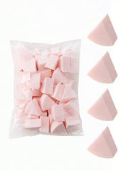 50PCS Fan Shaped Makeup Sponge Puff for Powder Concealer XSJFP50PMS
