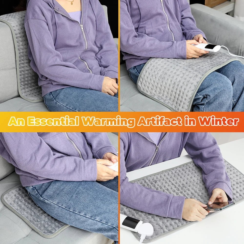 58x29CM Electric Heating Blanket - Heated Mat for Bed and Sofa, Warm Winter Thermal Blanket, Home Use