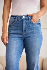 RFM Mini Mia - Jeans de cintura alta con control de abdomen y talla completa