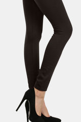 Leggings de polar de cintura alta sin costuras Yelete