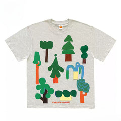 Abstract Colorful Trees Graphic T-Shirt