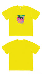 Abstract Strawberry Graphic T-Shirt