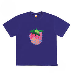 Abstract Strawberry Graphic T-Shirt