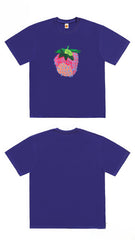 Abstract Strawberry Graphic T-Shirt