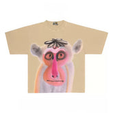 Bold Abstract Primate Design T-Shirt