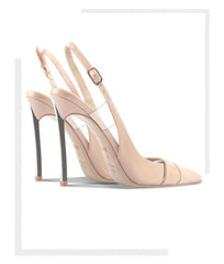 Casadei Women's Blade Slingback Pointed Toe High Heels