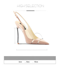 Casadei Women's Blade Slingback Pointed Toe High Heels