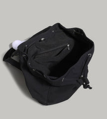 Cute Black and White Plush Face Pocket Schoolbag