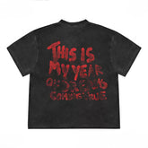 Distressed Grunge Graphic T-Shirt