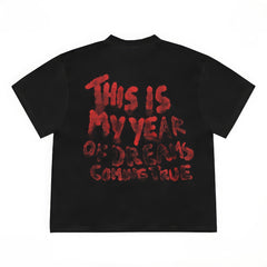 Distressed Grunge Graphic T-Shirt