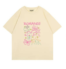 Dreamy "ROMANCE" Fairytale Graphic Casual Top
