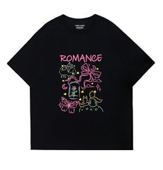 Dreamy "ROMANCE" Fairytale Graphic Casual Top